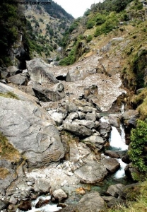 Dharmkot Waterfall. Mcleodganj