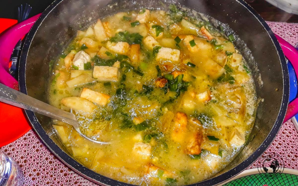 Chura Sabji is a kind of curry made of fermented cheese made by either yak milk or cow’s milk and not to forget the most important, flakes and a few pieces of the King chilly which makes it spicy but delicious.